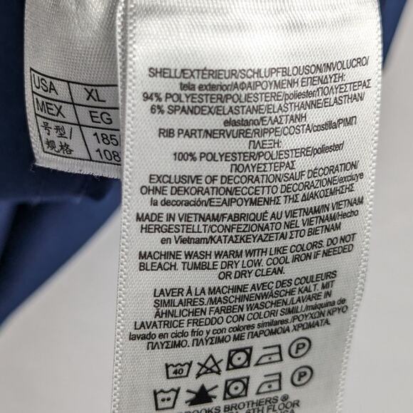 Brooks Brothers Mens XL Performance Polo Shirt Blue Stretch Short Sleeve Golf - Picture 3 of 4